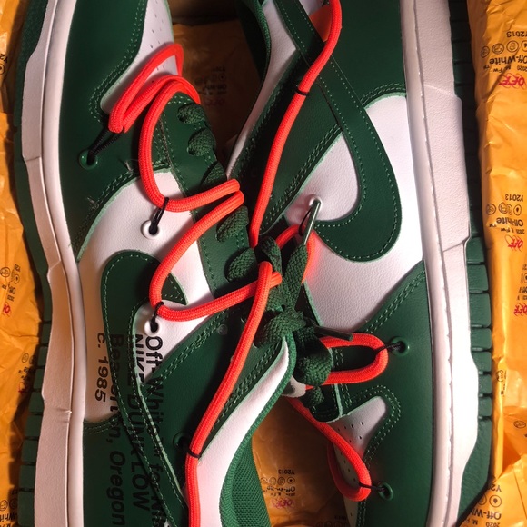 Off white 2019 Pine Green Dunks